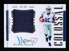 Michael Gallup Football Cards 2018 National Treasures Rookie Colossal Signatures Prices