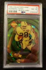 Marshall Faulk [Black Label] Football Cards 1995 Collector's Edge Edgetech Prices