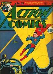 Action Comics #39 (1941) Comic Books Action Comics Prices