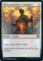 Introduction to Prophecy [Foil] Magic Strixhaven School of Mages Prices