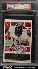 William Perry [Black] #72 Football Cards 1986 McDonald's Bears Prices
