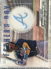 Ronald Acuna Jr. #FD-RA Baseball Cards 2023 Topps Father’s Day Commemorative Team Patch Prices
