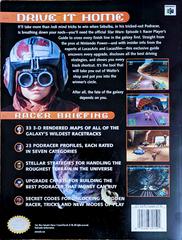 Back Cover | Star Wars Episode I Racer Player's Guide [KB Toys] Strategy Guide