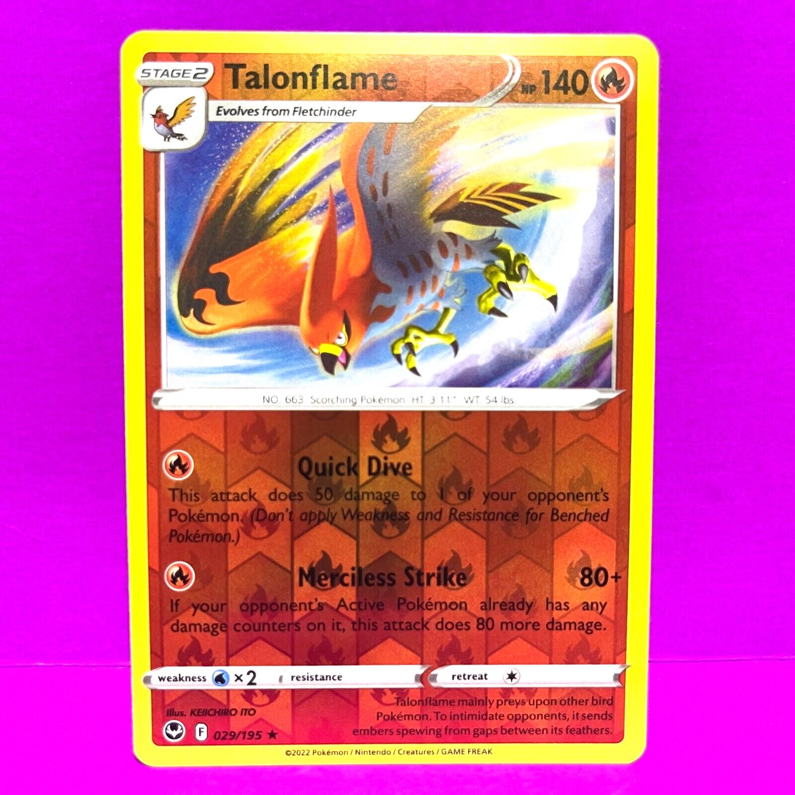 Talonflame [Reverse Holo] #29 Pokemon Silver Tempest