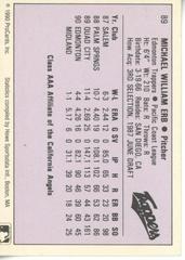 Reverse | Mike Erb Baseball Cards 1990 ProCards AAA