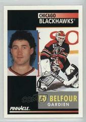 Ed Belfour [French] #127 Hockey Cards 1991 Pinnacle Prices