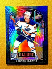 Connor McDavid [Black Rainbow] Hockey Cards 2020 Upper Deck Allure Prices