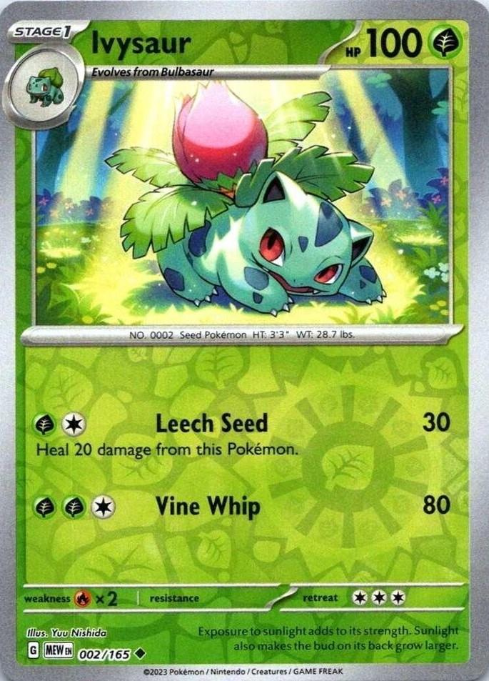 Ivysaur [Reverse Holo] #2 Pokemon Scarlet & Violet 151