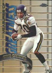 Cris Carter Football Cards 1998 Topps Chrome Measures of Greatness Prices