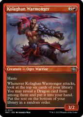 Kolaghan Warmonger [Etched Foil] Magic March of the Machine: The Aftermath Prices