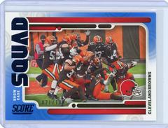 Cleveland Browns [Showcase] Football Cards 2022 Panini Score Squad Prices