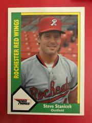 Steve Stanicek #15 Baseball Cards 1990 CMC Rochester Red Wings Prices