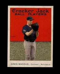 Greg Maddux [Sticker] #124 Baseball Cards 2004 Topps Cracker Jack Prices