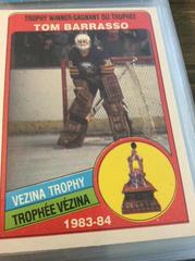 Tom Barrasso [Vezina Trophy] Hockey Cards 1984 O-Pee-Chee Prices