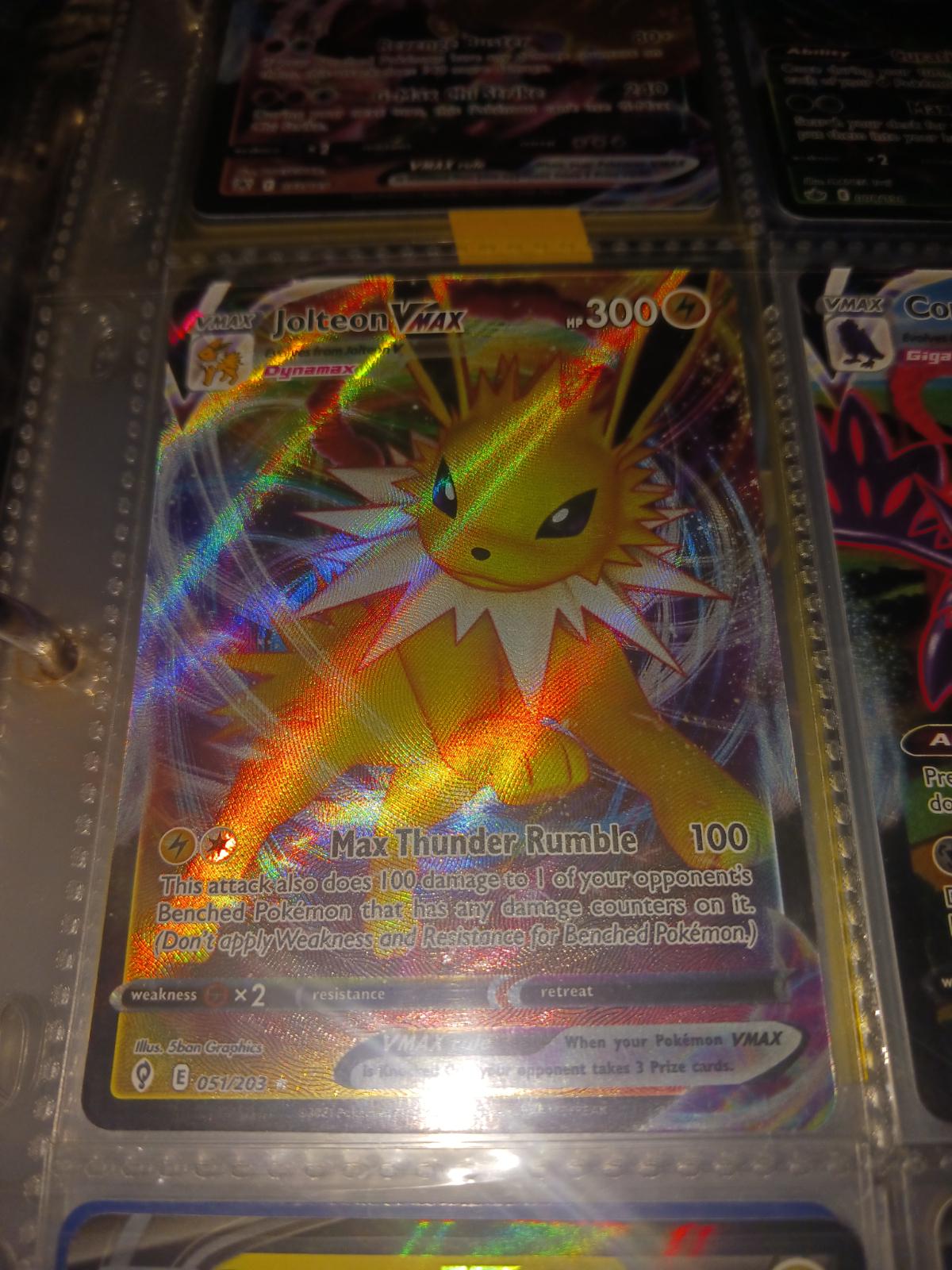 Jolteon Vmax Ungraded Pokemon Evolving Skies