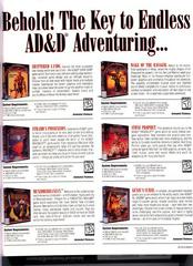 Back Cover | Advanced Dungeons & Dragons Masterpiece Collection PC Games