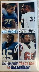 Kevin Smith, Mike Mooney, Ron Humphrey, Tracy Boyd #30 Football Cards 1992 Fleer Gameday Prices
