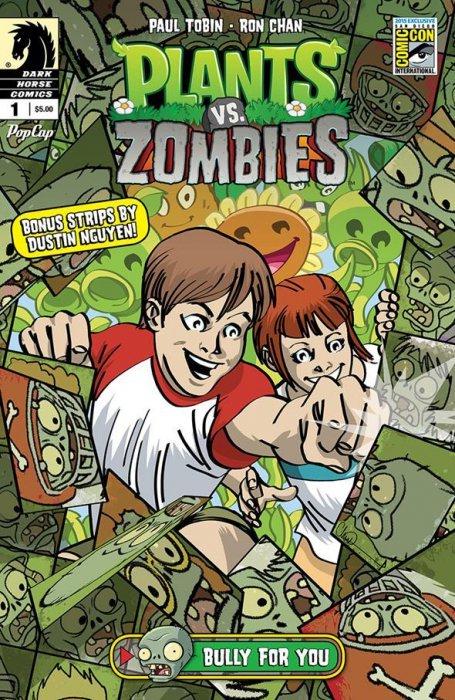 Plants Vs. Zombies [SDCC Adlard] #1 (2015) Comic Books Plants vs. Zombies