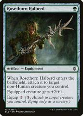 Rosethorn Halberd Magic Throne of Eldraine Prices