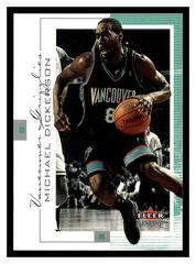 Michael Dickerson #4 Basketball Cards 2000 Fleer Genuine Prices