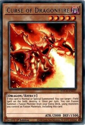 Curse of Dragonfire [1st Edition] TOCH-EN037 YuGiOh Toon Chaos