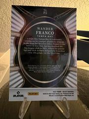 REAR | Wander Franco [Holo] Baseball Cards 2022 Panini Select Phenomenon