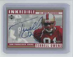 Terrell Owens #TO Football Cards 1999 Upper Deck Retro Inkredible Prices