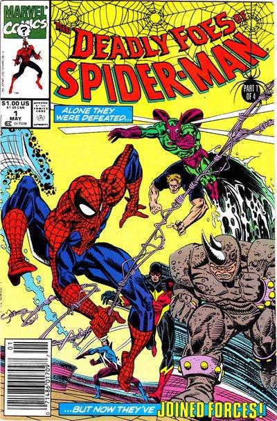 Deadly Foes Of Spider-Man [Newsstand] #1 (1991) Comic Books Deadly Foes of Spider-Man