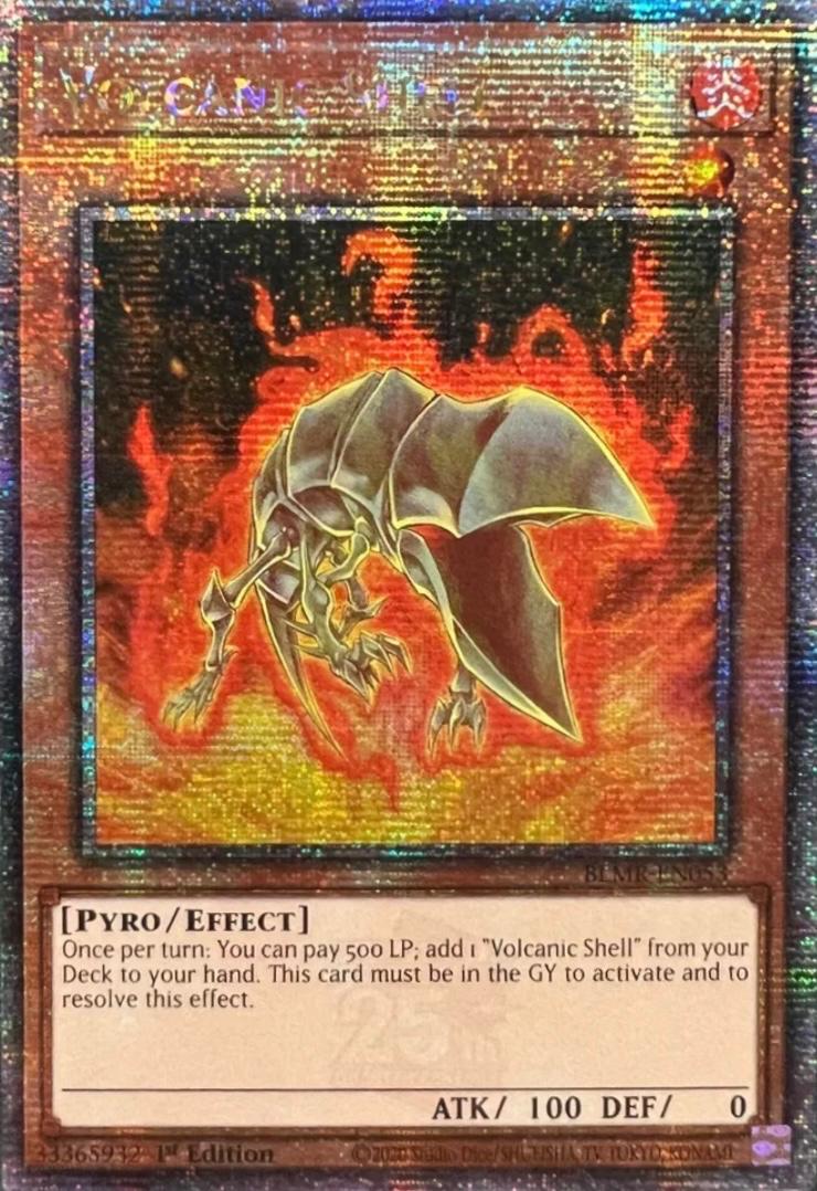 Volcanic Shell [Quarter Century Rare] BLMR-EN053 YuGiOh Battles of Legend: Monstrous Revenge