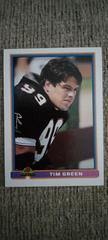 Tim Green #26 Football Cards 1991 Bowman Prices