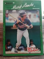Mark Lemke #43 Baseball Cards 1990 Panini Donruss Rookies Prices