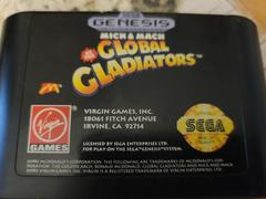 Cartridge (Front) | Mick and Mack Global Gladiators Sega Genesis