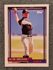 Allan Anderson #417 Baseball Cards 1992 Topps Micro Prices