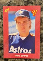 Mike Simms #T90 Baseball Cards 1991 Classic Prices