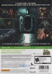 Case Back | Resident Evil Revelations Xbox 360