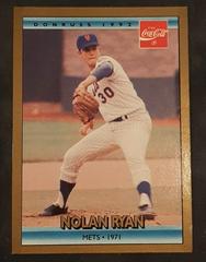 1971 Traded Baseball Cards 1992 Coca Cola Nolan Ryan Prices