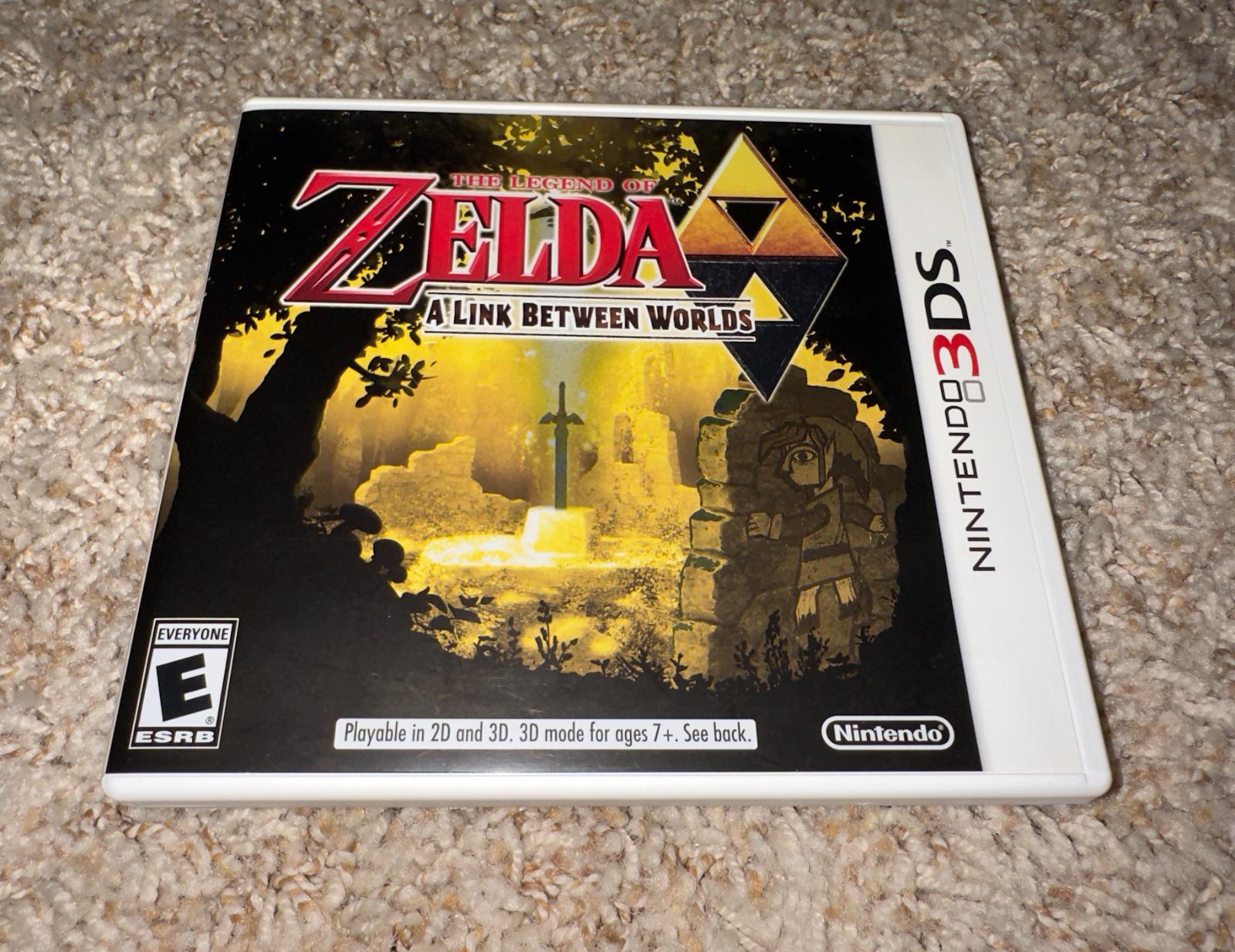 Zelda A Link Between Worlds | Item, Box, and Manual | Nintendo 3DS