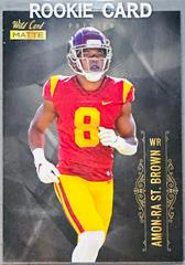 Amon-Ra St. Brown #MBC-58 Football Cards 2021 Wild Card Matte Prices