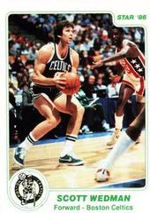 White Border | Scott Wedman Basketball Cards 1986 Star