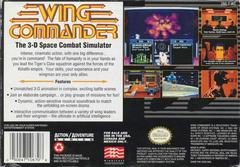 Back Cover | Wing Commander Super Nintendo