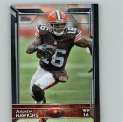 Andrew Hawkins #17 Football Cards 2015 Topps Prices