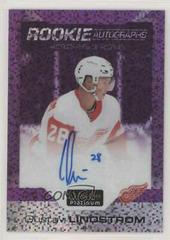 Gustav Lindstrom [Violet Pixels] Hockey Cards 2020 O Pee Chee Platinum Rookie Autographs Prices