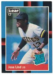 Jose Lind #38 Baseball Cards 1988 Leaf Prices