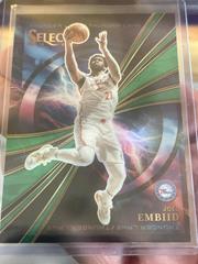 Joel Embiid [Green] #6 Basketball Cards 2022 Panini Select Thunder Lane Prices