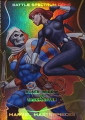 Black Widow vs. Taskmaster [Gold] #BS-8 Marvel 2023 Masterpieces Battle Spectrum Prices