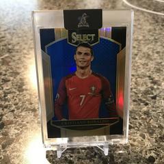Cristiano Ronaldo [Blue Prizm] #1 Soccer Cards 2016 Panini Select Prices