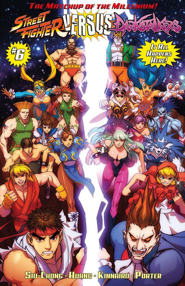 Street Fighter vs. Darkstalkers [Porter] #6 (2017) Comic Books Street Fighter vs Darkstalkers