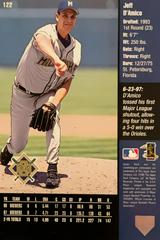 Rear | Jeff D’Amico Baseball Cards 1998 Upper Deck