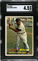 1957 Topps Minnie Minoso - Front | Minnie Minoso Baseball Cards 1957 Topps