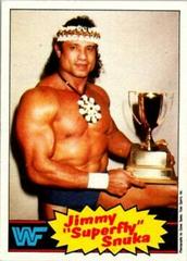 Superfly Jimmy Snuka #6 Wrestling Cards 1985 Topps WWF Prices